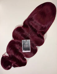 Burgundy Full Frontal Wigs